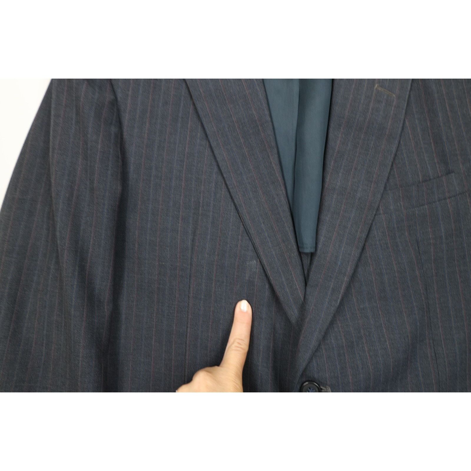 Vintage Vintage 70s Streetwear Distressed 2 Piece Striped Suit Size 42L - 5 Thumbnail