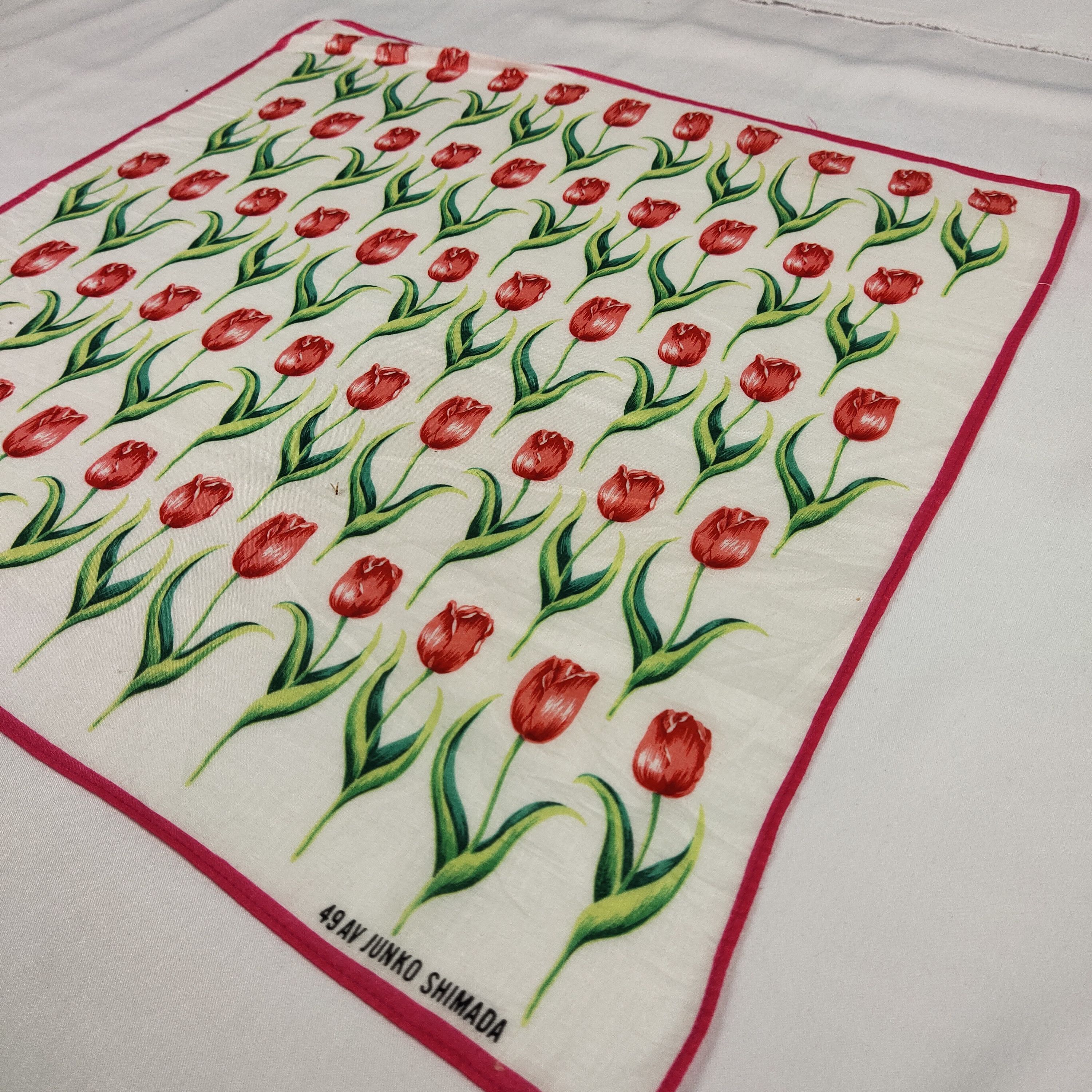 Junko Shimada × Vintage Junko Shimada Handkerchief / Neckerchief / Bandana FZ245 Size ONE SIZE - 4 Thumbnail