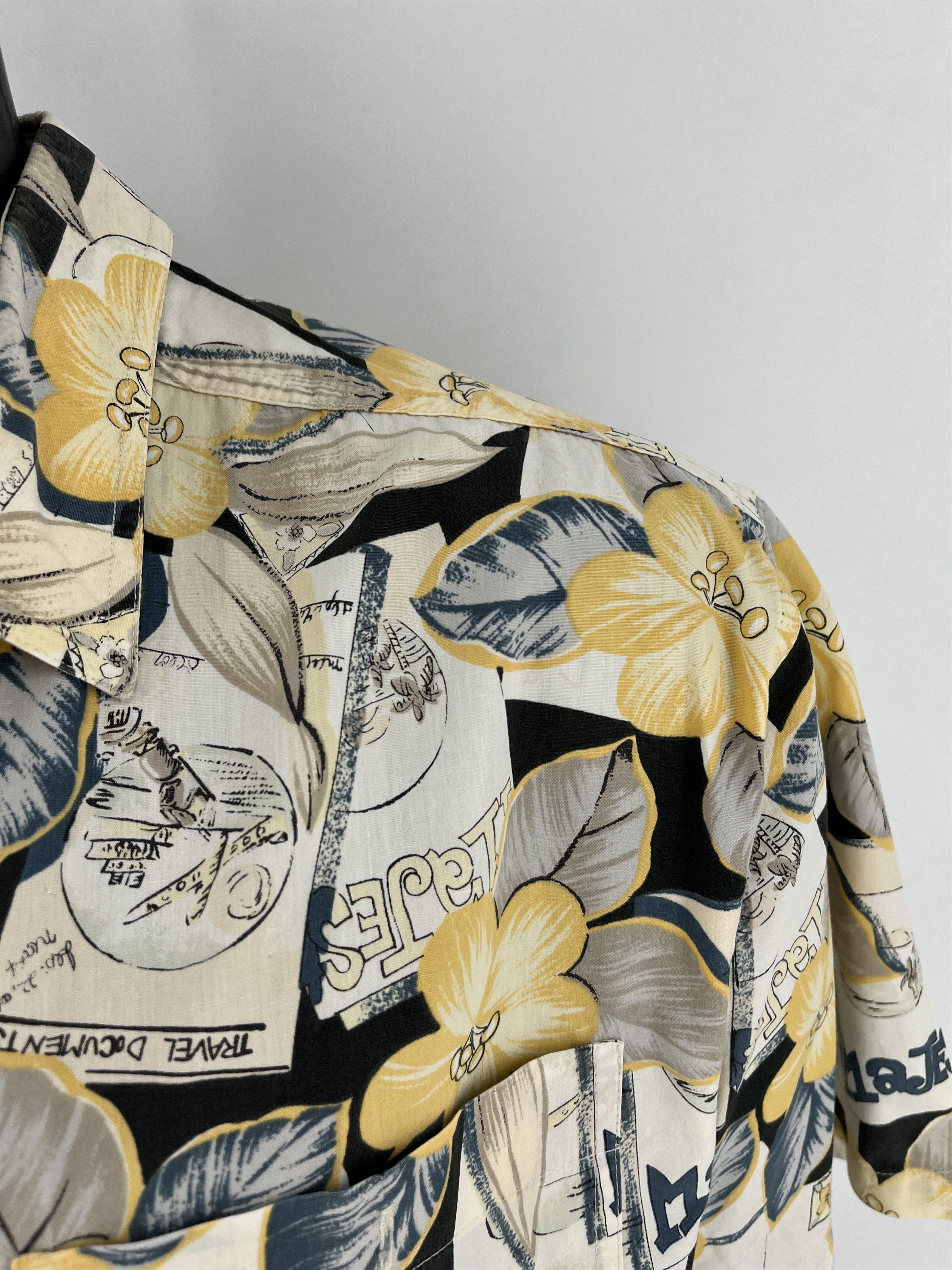 Vintage Vintage Art Streetwear Hawaiian Travis Scott style Size US L / EU 52-54 / 3 - 8 Thumbnail