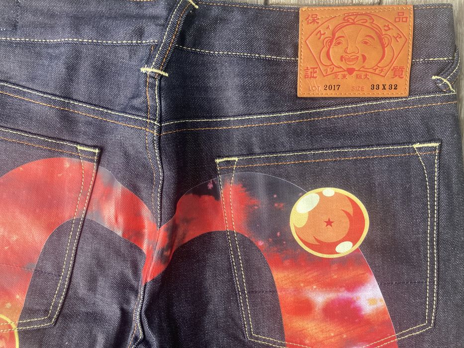 Evisu Rare Evisu Dragon Ball Z Daicock Winged Denim | Grailed