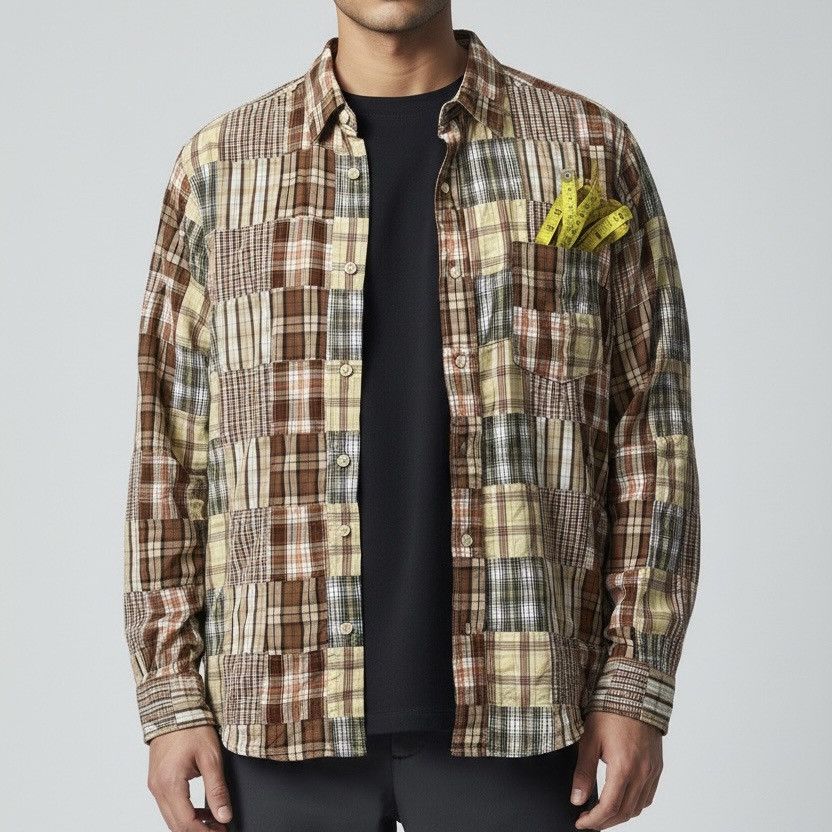 Lucky Brand Patchwork button ups shirt by lucky brand Size US L / EU 52-54 / 3 - 1 Thumbnail