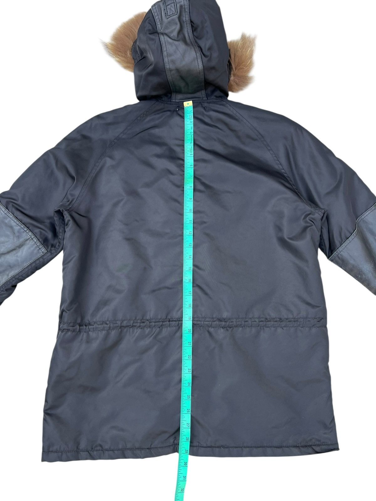 Le Grande Bleu (L.G.B.) HOUSTON N3B Style Racoon Fur Hybrid Lambhide Parka Jacket Size US M / EU 48-50 / 2 - 19 Thumbnail