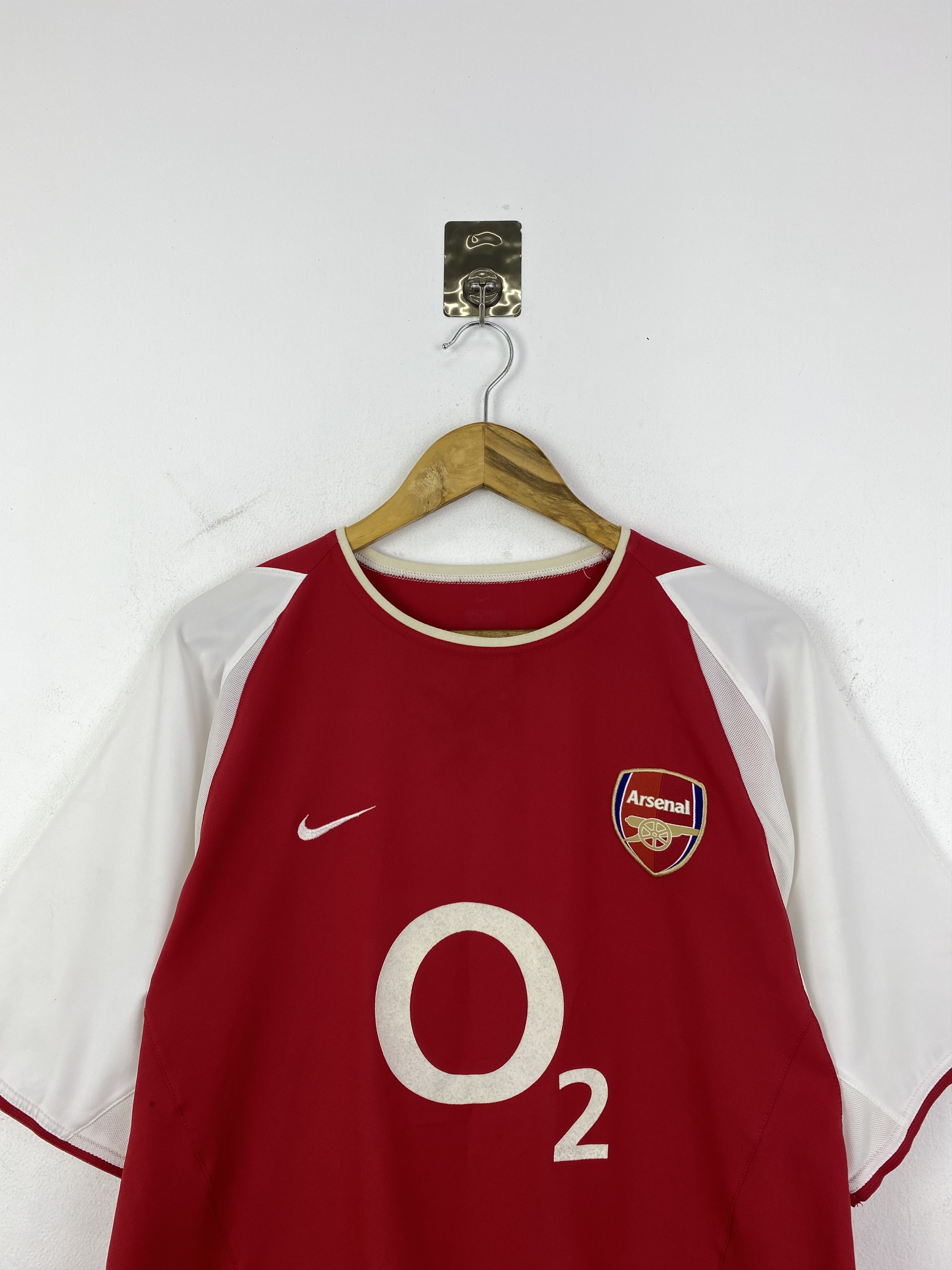Vintage Vintage Nike Arsenal 02-04 O2 Home Jersey TA0722 | Grailed