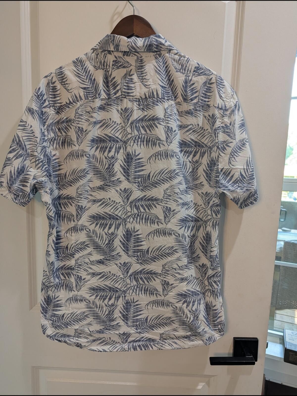 Other Short-Sleeve Palm-Print Button-Down Shirt - Blue/White Size US XL / EU 56 / 4 - 3 Thumbnail