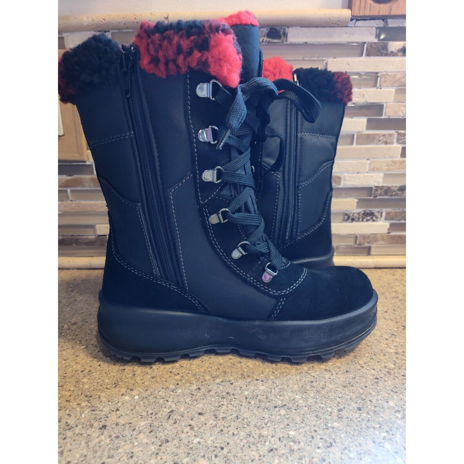 Other Alpine Design Sofia Leather Womens Boots Made Italy 6.5 $185 Size US 6.5 / IT 36.5 - 8 Thumbnail