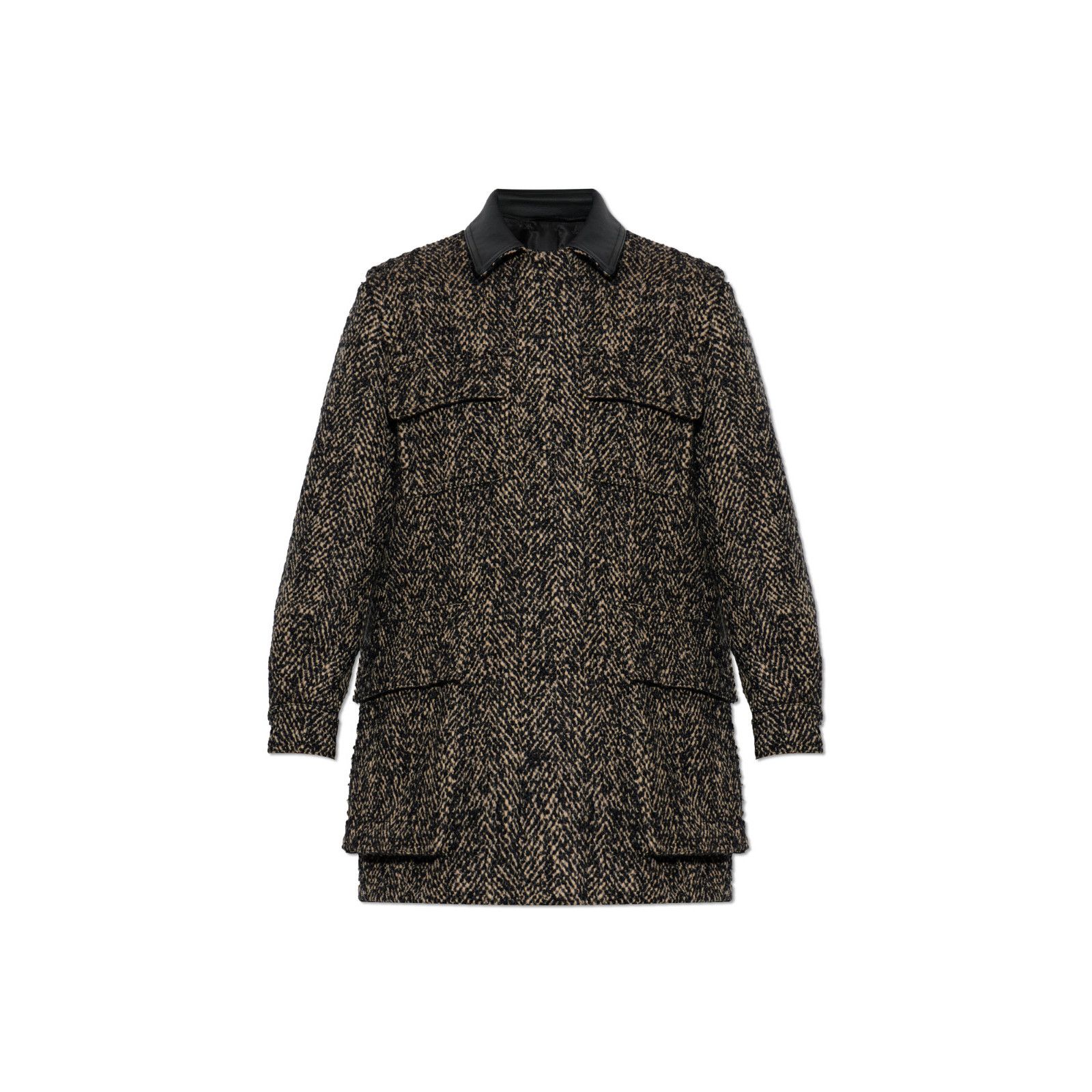 Max Mara MAX MARA Angio Brown Tweed Wool Jacket New & Authentic (Wome Size XS / US 0-2 / IT 36-38 - 1 Preview