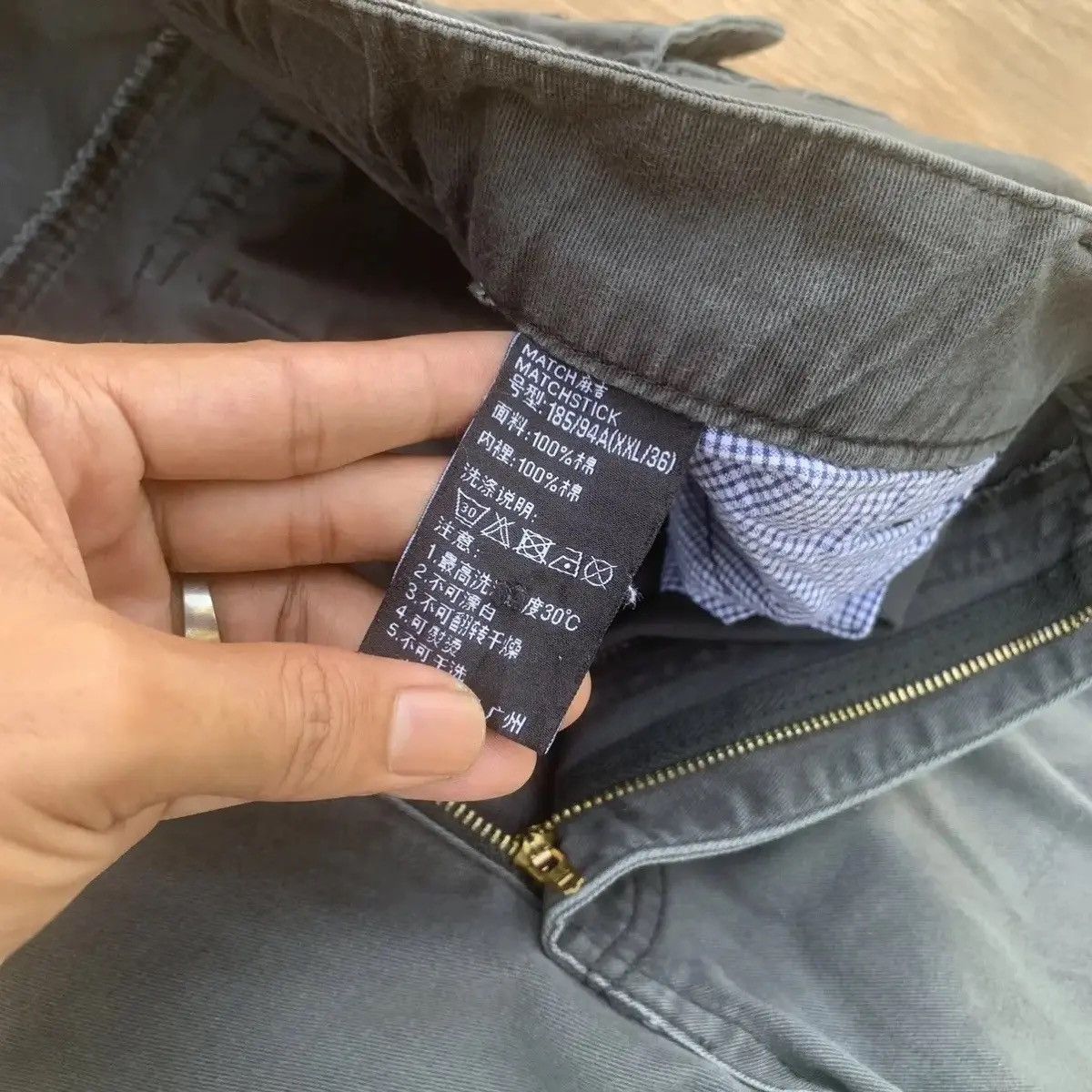 LAST DROP! DELETE TODAY🛒MULTIPOCKET MATCHSTICK FADED CARGO