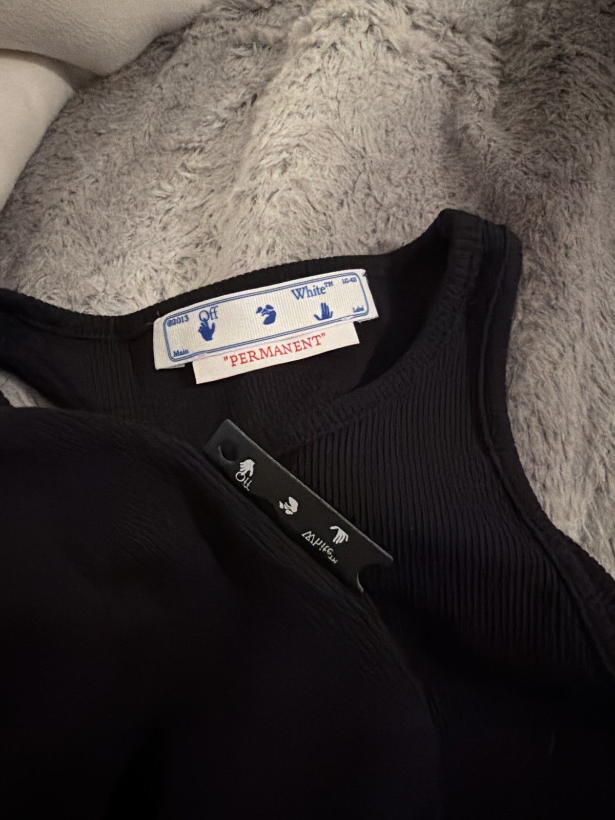 Off-White Authentic Off-White women’s Meteor ribbed knit dress Size L / US 10 / IT 46 - 6 Thumbnail