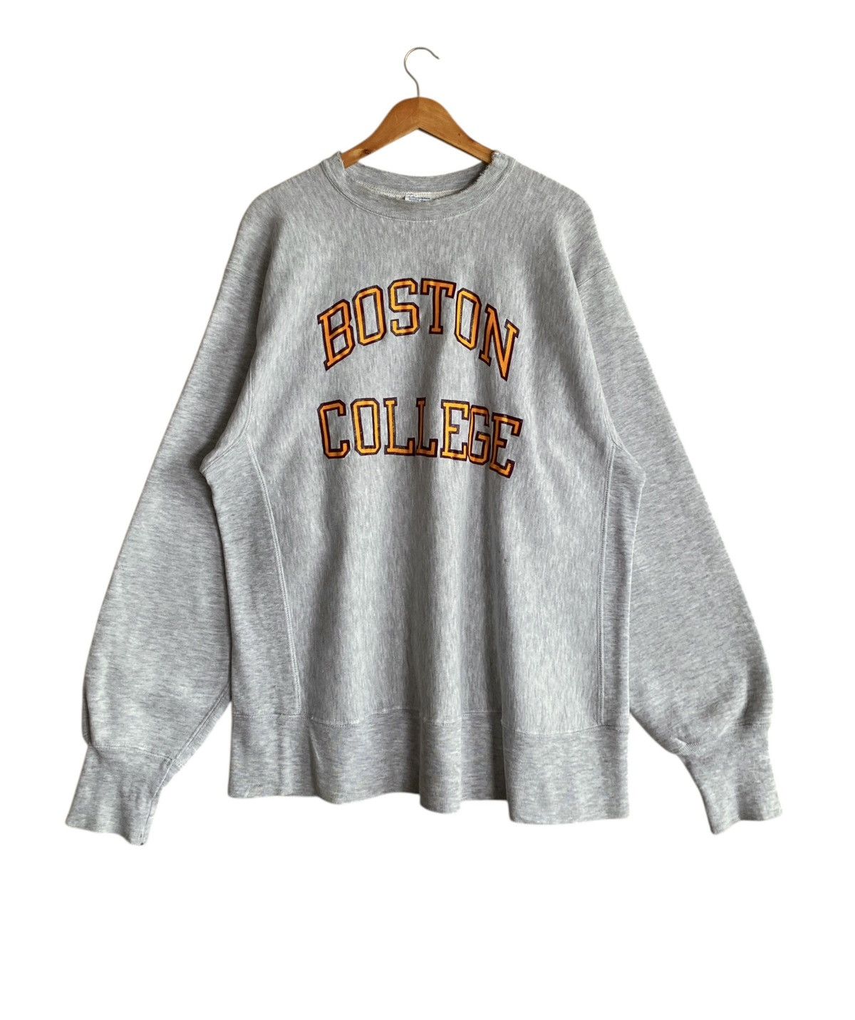 Champion Vtg Champion Reverse Weave Boston College Sweatshirt 1980s Size US XL / EU 56 / 4 - 1 Thumbnail