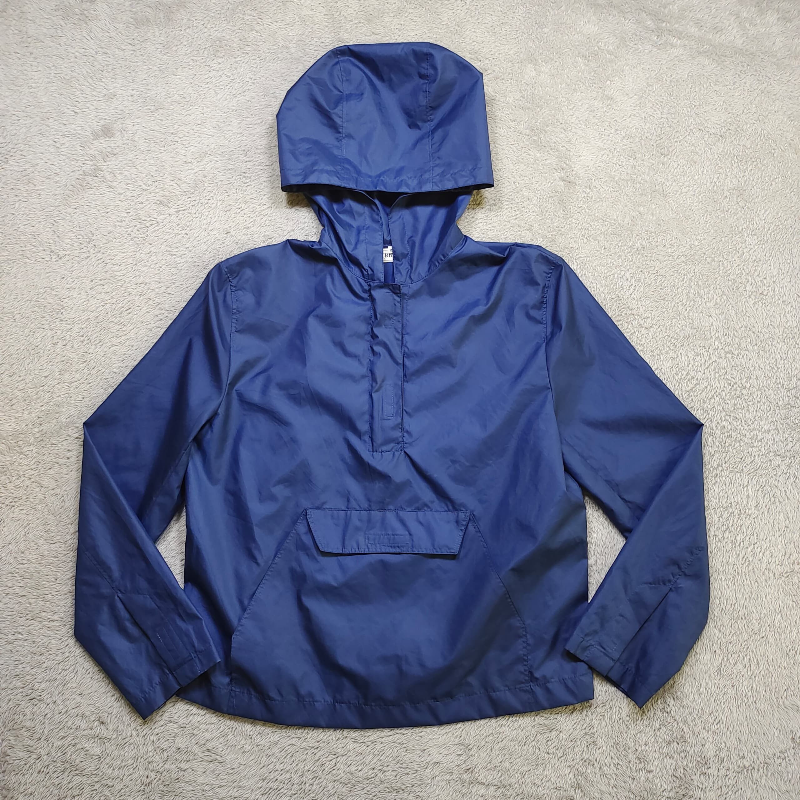 Burberry Burberrys Blue Nylon Anorak Jacket Kids Pullover Windbreaker Size US XXS / EU 40 - 1 Thumbnail