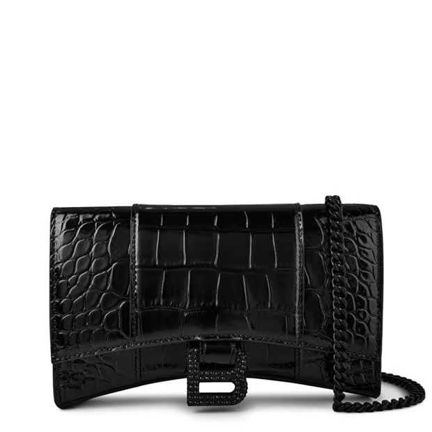 Balenciaga o1g2r1mq0924 Size: OS / Chain Crossbosy Bag in Black Size ONE SIZE - 1 Thumbnail