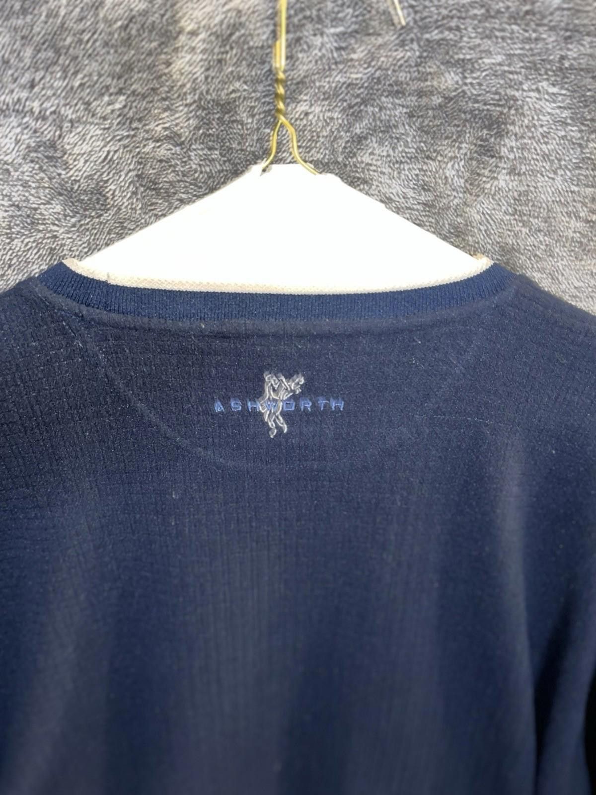 Ashworth Vintage Ashworth Grid Fleece Pullover - Size Large Size US L / EU 52-54 / 3 - 4 Thumbnail