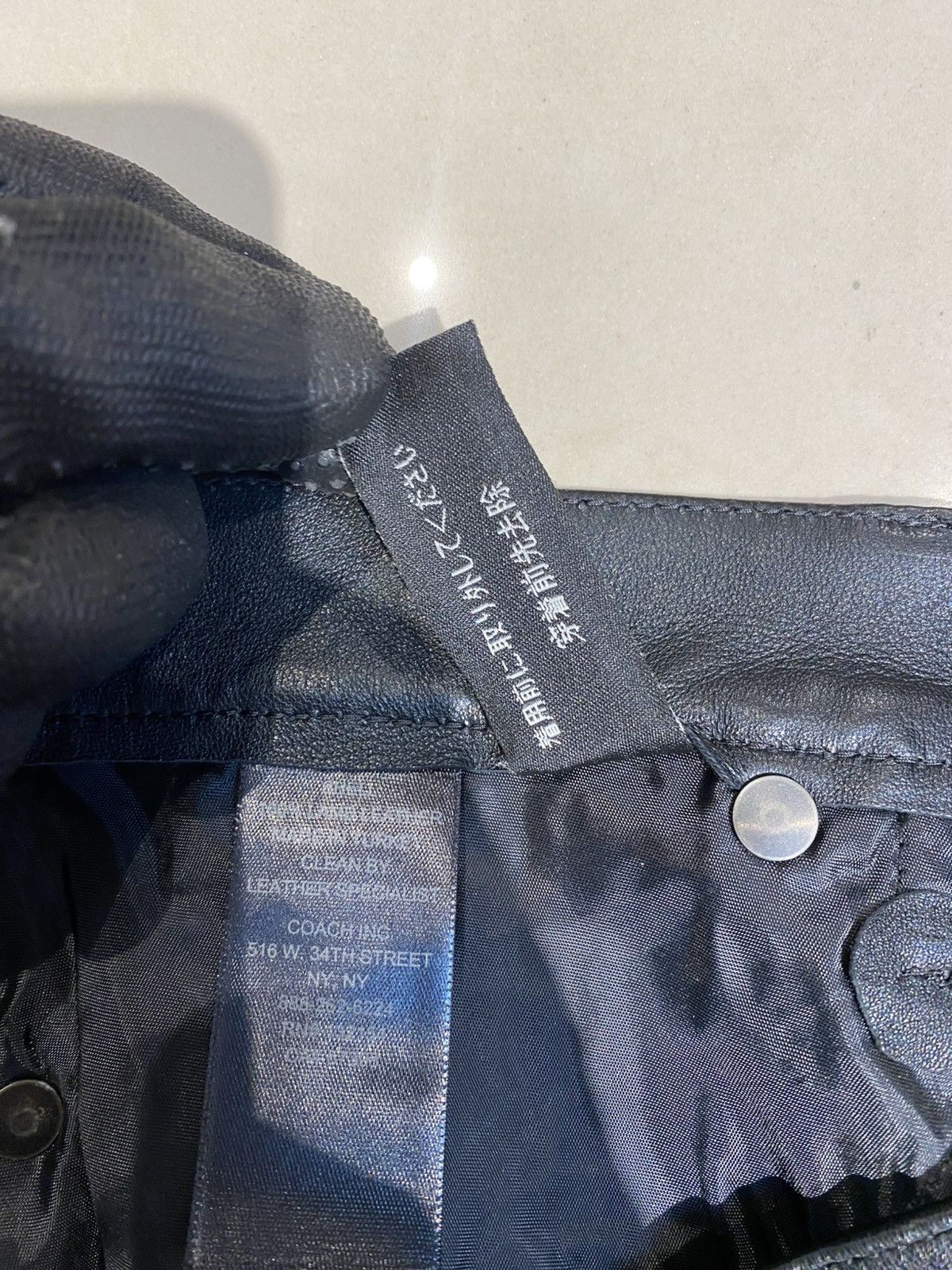 Coach Coach stretch Leather Pants Size 6 Size 28" / US 6 / IT 42 - 9 Thumbnail