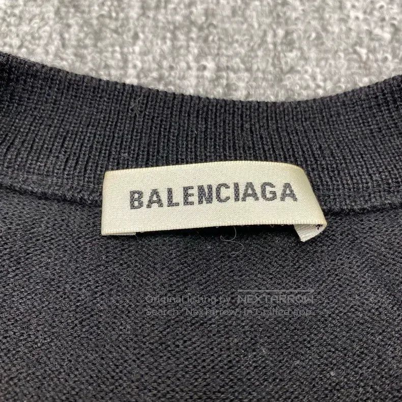 Balenciaga Balenciaga Gold Wheat Knitted Sweater Hoodie/M Size Size US M / EU 48-50 / 2 - 4 Thumbnail