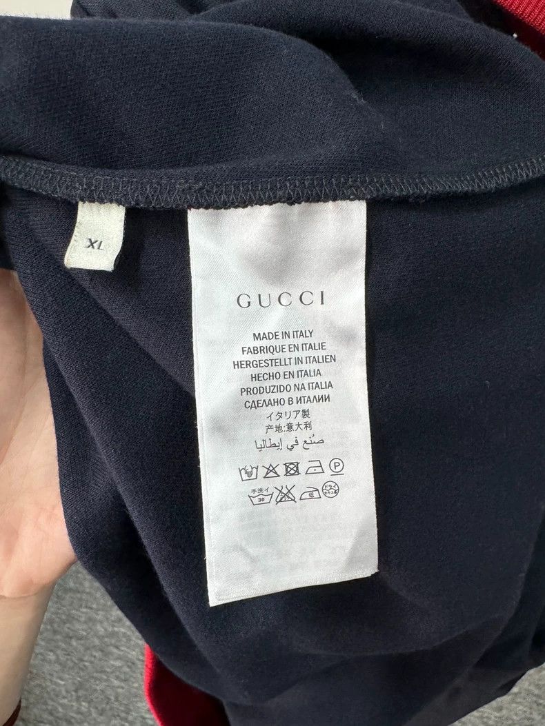 Gucci Gucci Red and green color block little bee embroidery zipp Size US XL / EU 56 / 4 - 4 Thumbnail