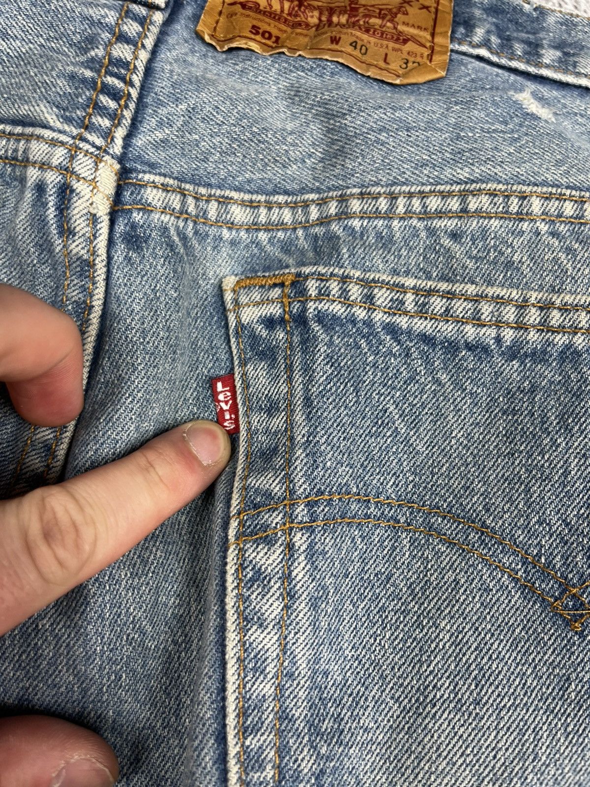 Levi's × Levi's Vintage Clothing Levi’s denim pants vintage made USA size 40/32 Size US 40 / EU 56 - 13 Thumbnail