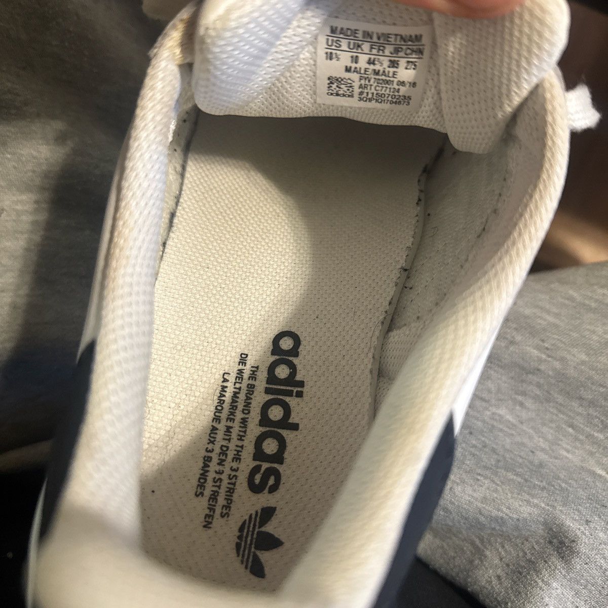 Adidas Adidas Superstars White Size 10.5 Size US 10.5 / EU 43-44 - 4 Thumbnail