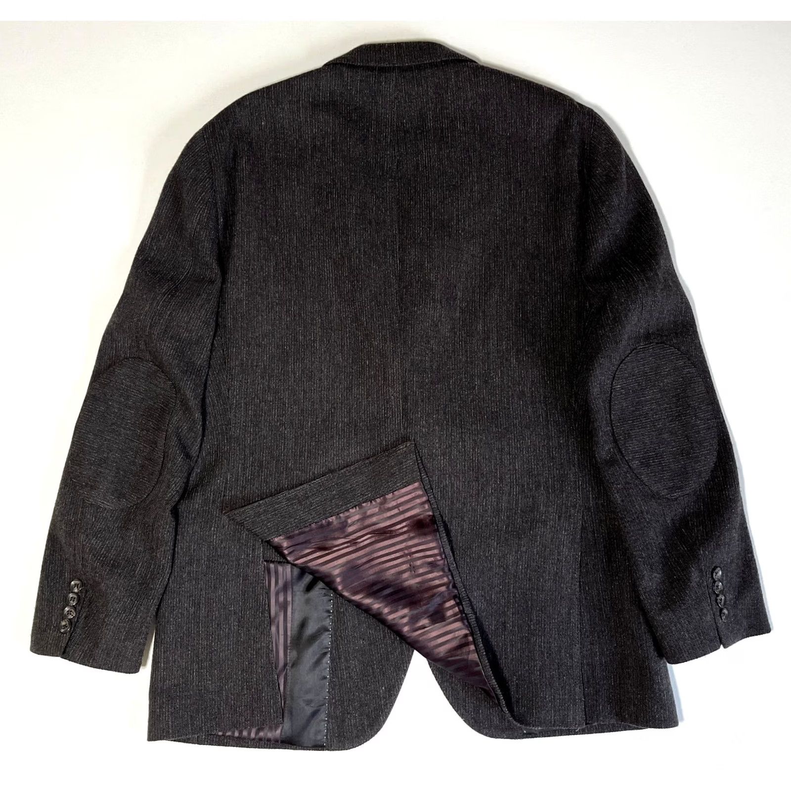Vintage Men's Kroon Luxury Blazer Jacket Wool Cashmere Blend Elbow Patches Sz 40 R Size 40R - 5 Thumbnail