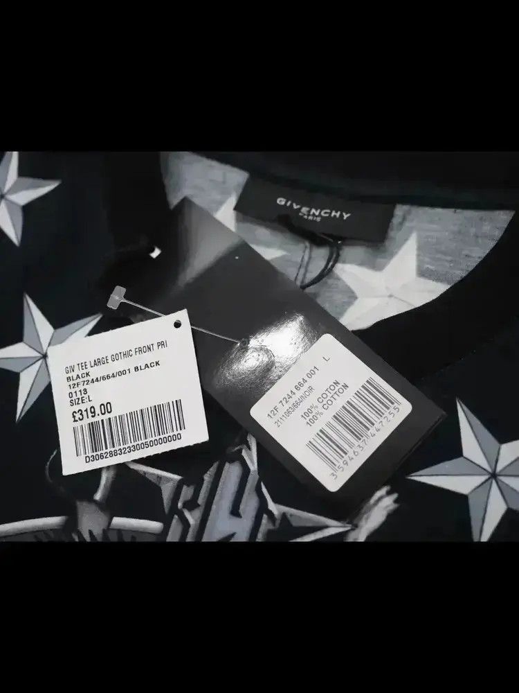 Givenchy Givenchy Riccardo Tisci 12FW shark jaw Tee-2507 Size US L / EU 52-54 / 3 - 4 Thumbnail