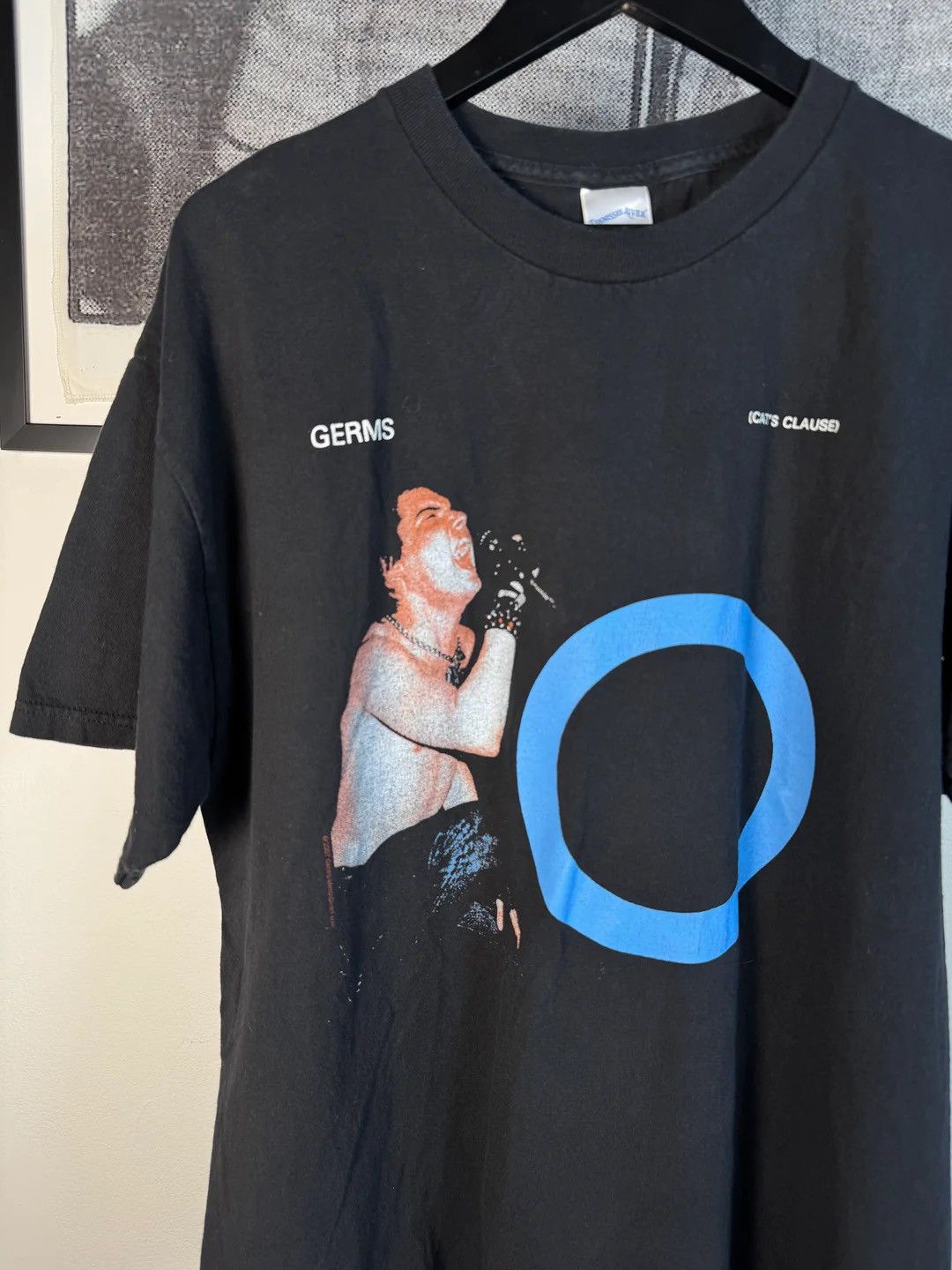Vintage 🚭 ERD STYLE 🚭 OG 1993 GERMS "CAT'S CLAUSE" WORN-IN SHIRT Size US XL / EU 56 / 4 - 2 Thumbnail