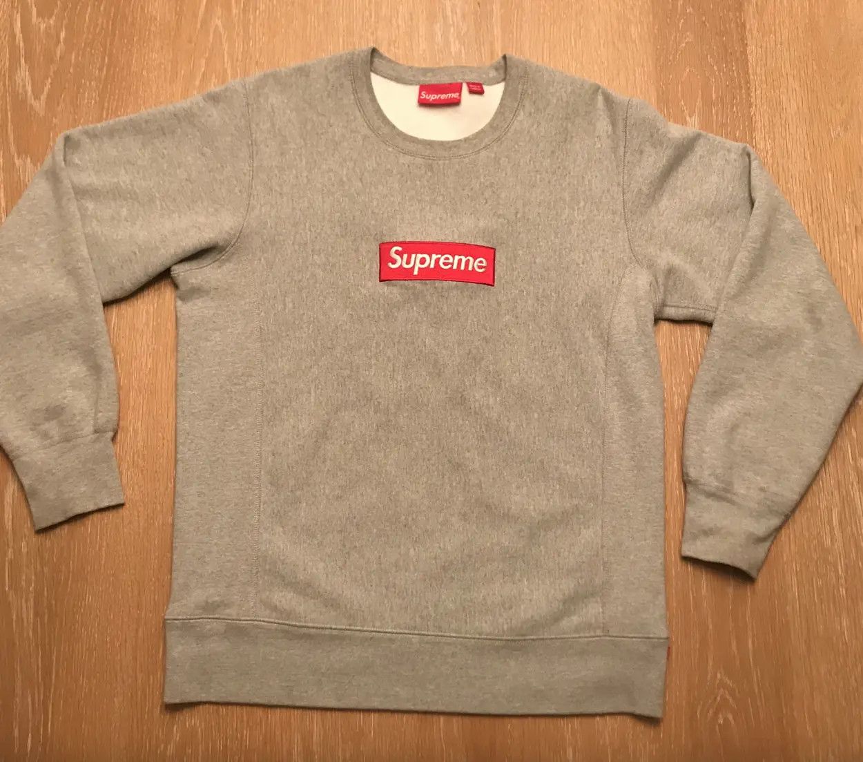 Supreme Supreme Box Logo Crewneck (FW15) Size US M / EU 48-50 / 2 - 1 Thumbnail