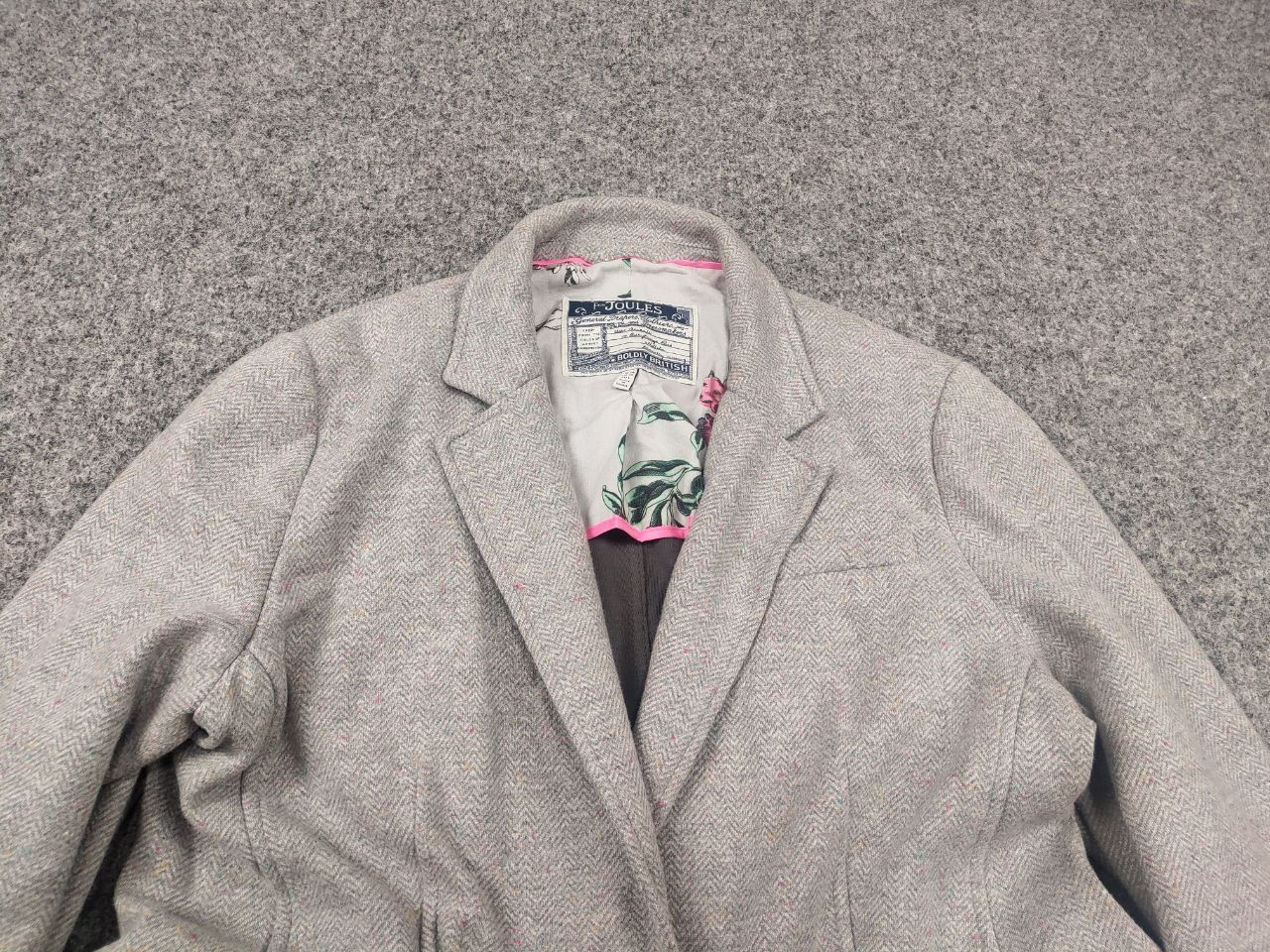 Vintage Joules Boldly british olivia Henford Combined Blazer Jacket Size L / US 10 / IT 46 - 4 Thumbnail