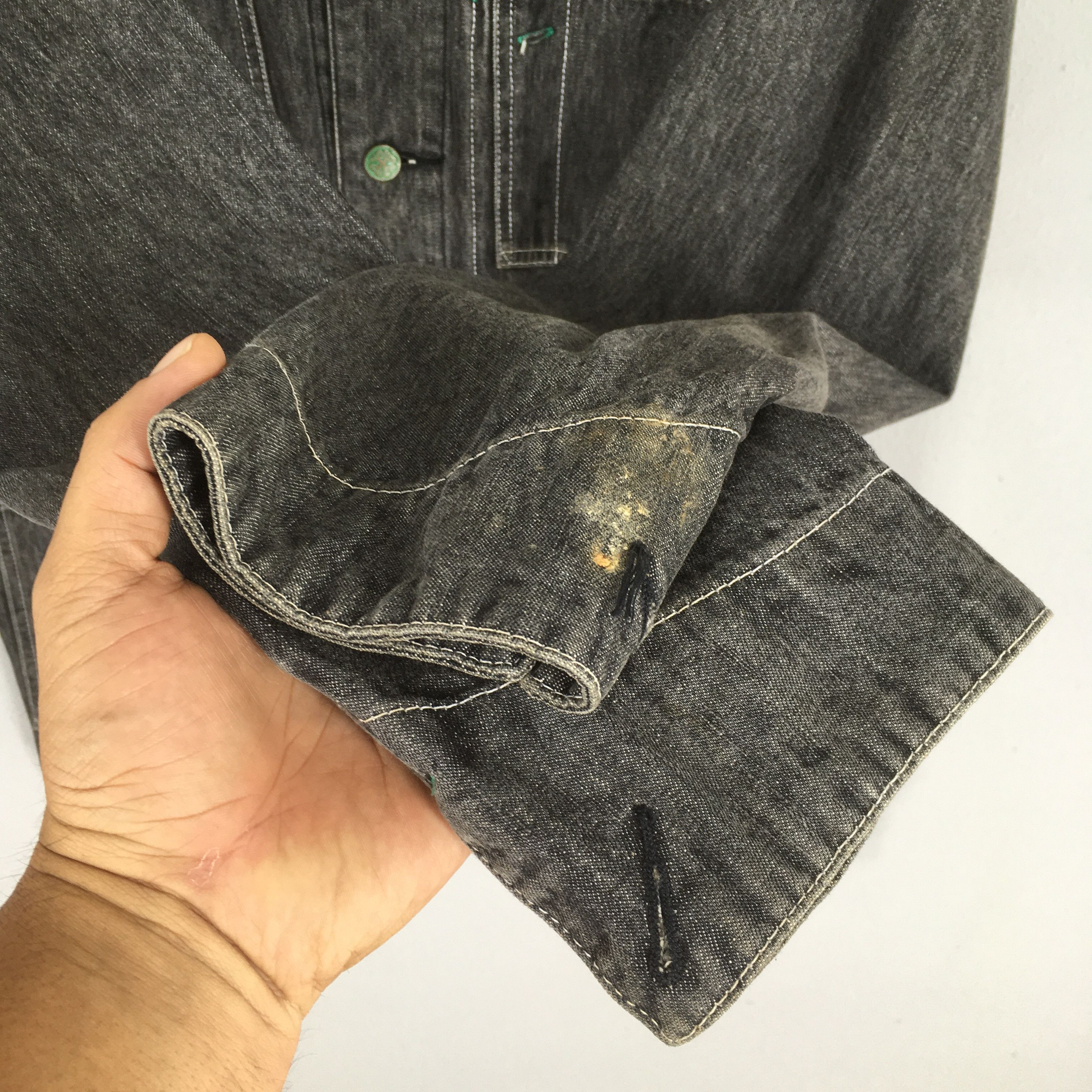 Oshkosh Vintage 1980s Osh Kosh Jeans Chore Labour Jacket Large Size US L / EU 52-54 / 3 - 5 Thumbnail