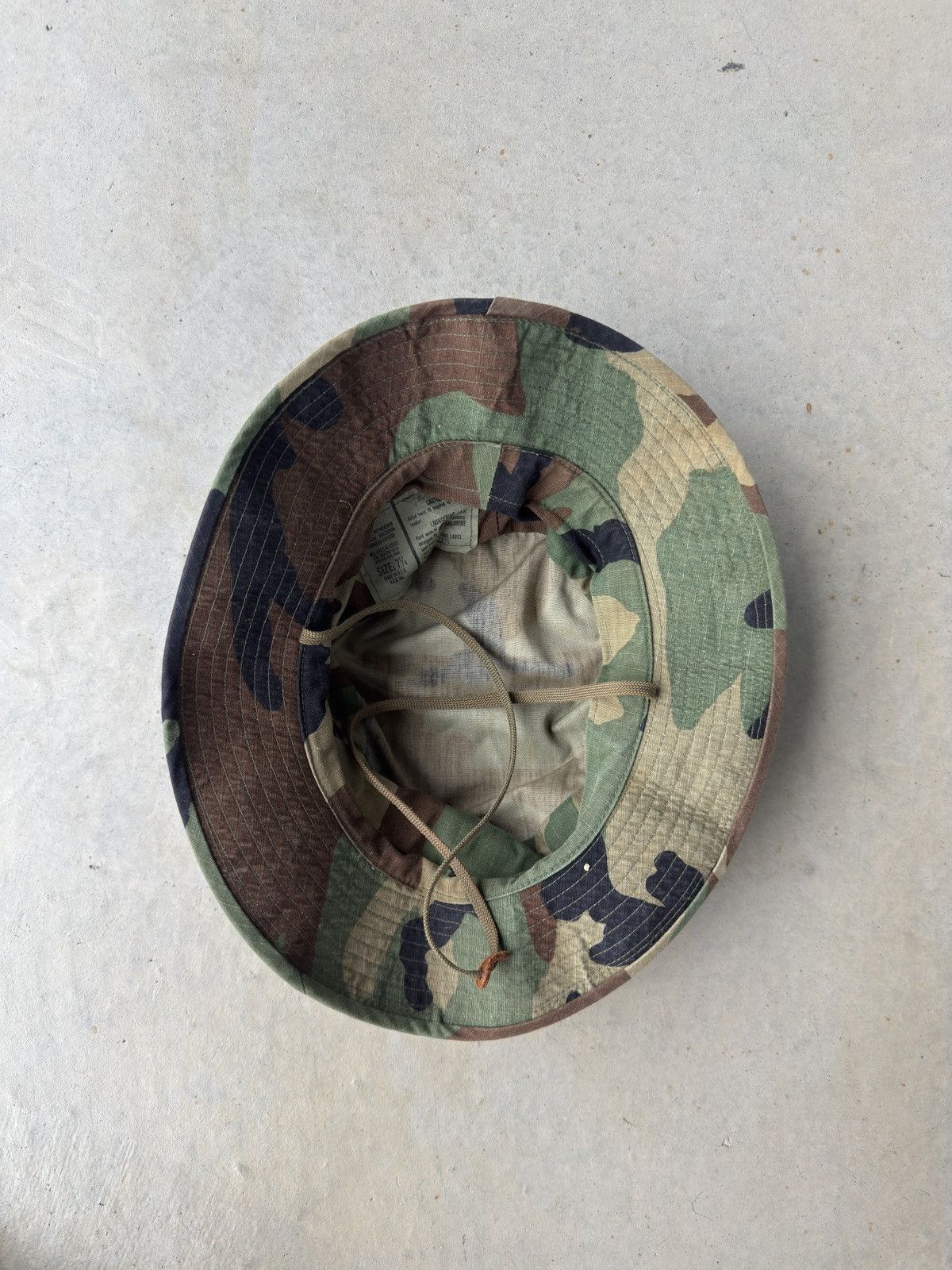 Other Vintage 90s Woodland Camo Military Bucket Hat Size ONE SIZE - 3 Thumbnail
