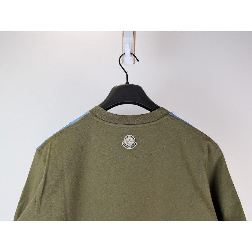 Moncler o1rshd1 Graphic Print Short Sleeve T-Shirt in Green / Khaki Size US L / EU 52-54 / 3 - 11 Thumbnail