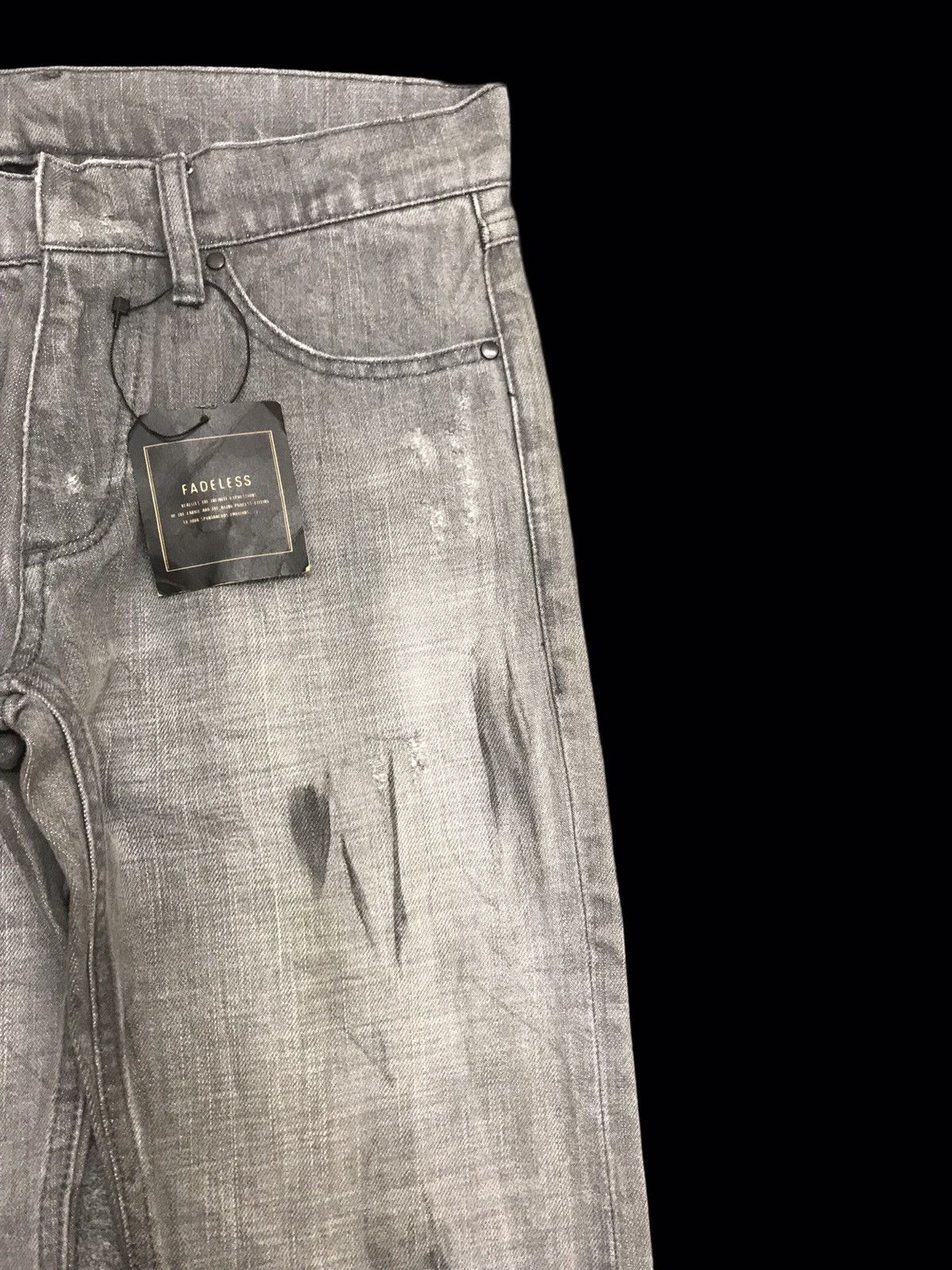 Fadeless 💥ARCHIVAL💥FADELESS JAPANESE DESIGNER DISTRESSED DENIM F160 Size US 28 / EU 44 - 3 Thumbnail