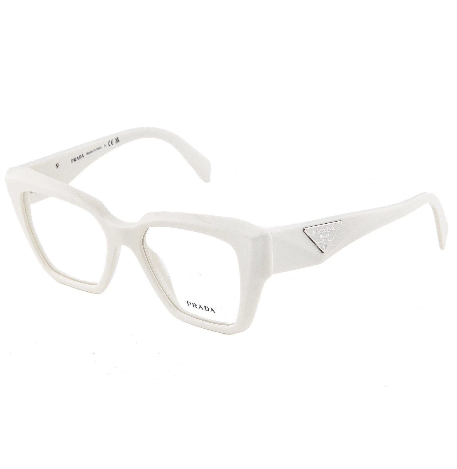 Prada PRADA SYMBOLE PR09ZV White Triangle Logo Eyeglass 09ZV 09Z Size ONE SIZE - 2 Thumbnail