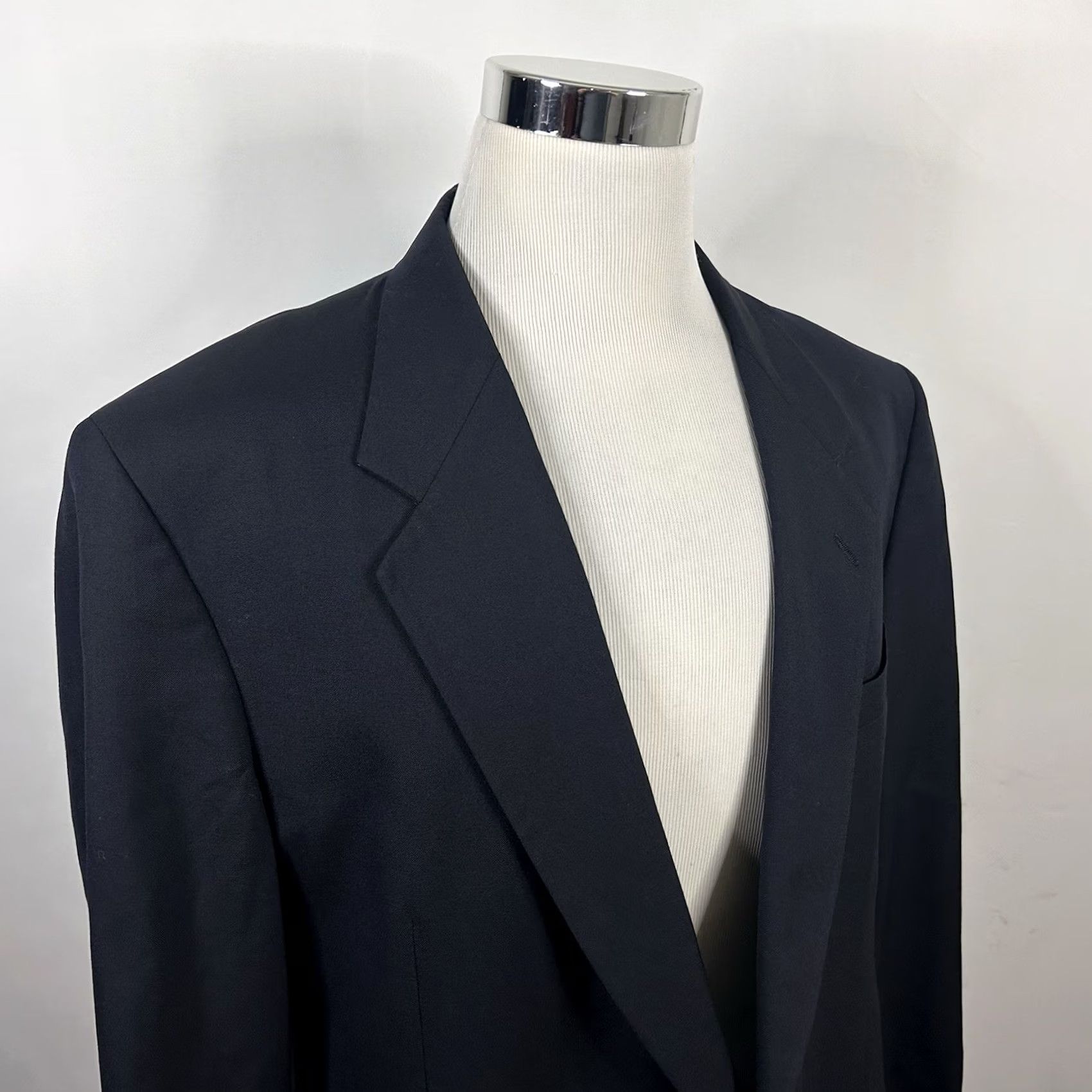Hart Schaffner Marx Hart Schaffner Marx Sport Coat 46XL Wool Black Two-Button Lined Vented Jacket Mens Cavalier Sizing 46 Black Wool 2-Piece Notch Lapel Vintage Size US S / EU 44-46 / 1 - 2 Thumbnail