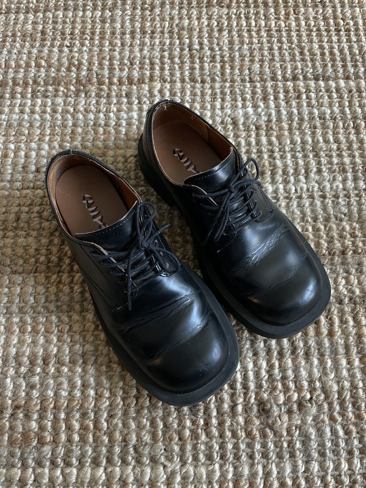 CamperLab Camperlab MIL 1978 Black leather loafer Size US 6 / EU 39 - 5 Thumbnail