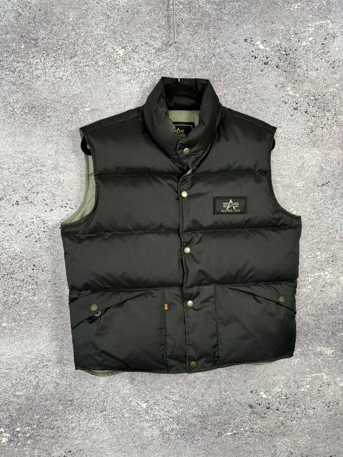 Alpha Industries × Vintage Rare Alpha Industries Down Puffer Vests USA Small Size US S / EU 44-46 / 1 - 1 Thumbnail