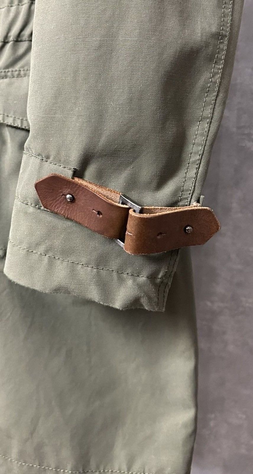 Vintage Benedetta Novi Leather Belts Khaki Made in Italy Jacket Size M / US 6-8 / IT 42-44 - 15 Thumbnail