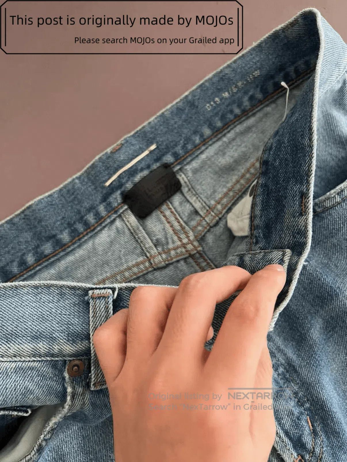 Saint Laurent Paris Sz 32 Saint Laurent Paris 16SS Double Cut Denim mojos151424 Size US 32 / EU 48 - 2 Thumbnail