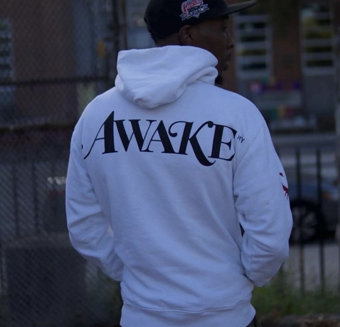 Awake NY Awake NY Rome Streetz Kiss The Ring white hoodie large Size US L / EU 52-54 / 3 - 4 Thumbnail