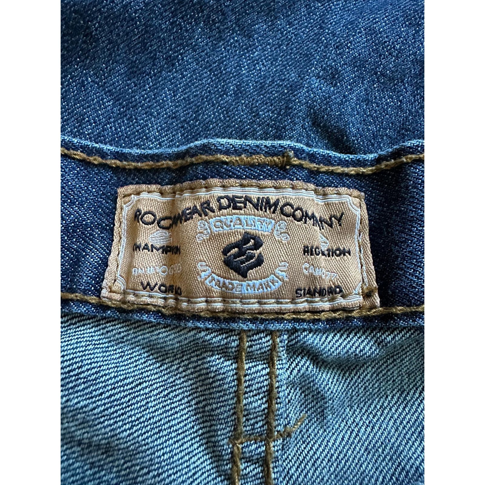 Other Rockwear Denim Company Straight Jeans Blue Men's W38 L32 Size US 38 / EU 54 - 6 Thumbnail