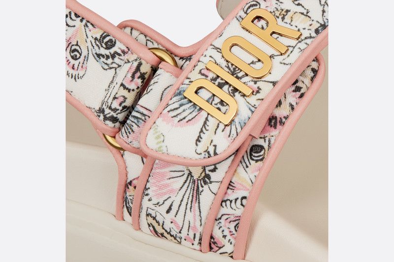 Dior o1w1db10426 KCQ868 Dioract Sandals in White/Multicolor Size US 9.5 / IT 39.5 - 4 Thumbnail