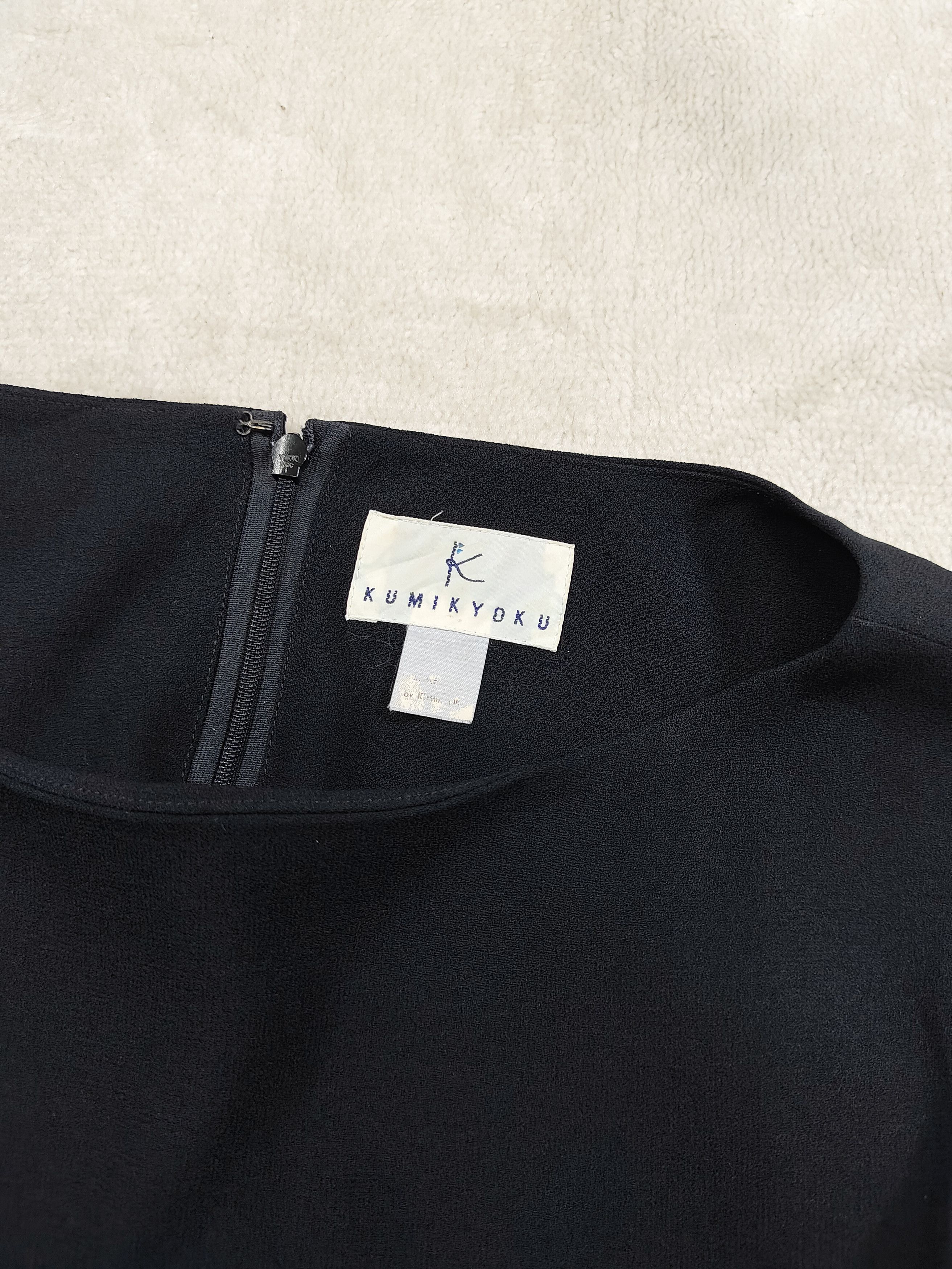 Issey Miyake 90s Kumikyoku by Issey Co Rayon Sleevelese Sheath Dress Size M / US 6-8 / IT 42-44 - 6 Thumbnail