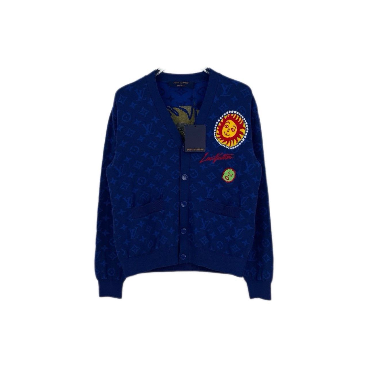 Louis Vuitton Louis Vuitton Blue Sun Embroidered Cardigan sweater Nextarr Size US XS / EU 42 / 0 - 1 Thumbnail