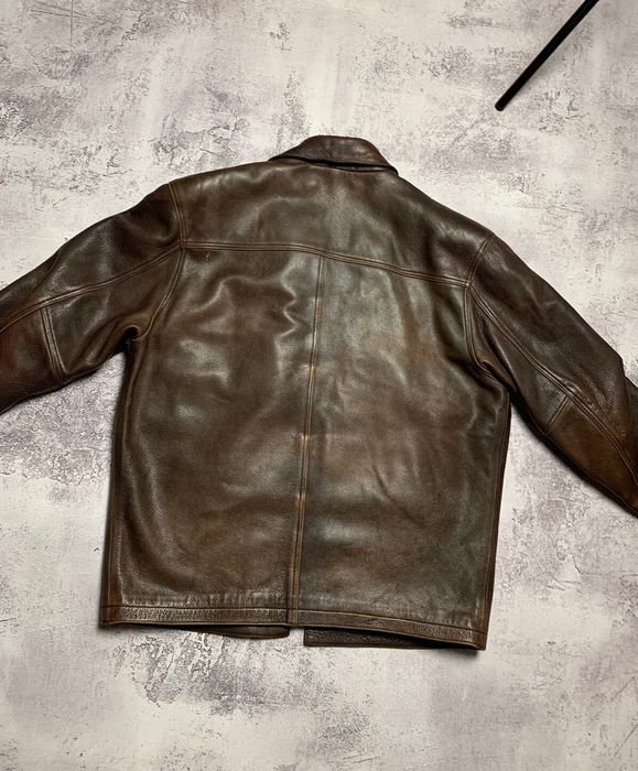 Vintage Vtg 00s Vintage Route 66 Leather Jacket | Grailed