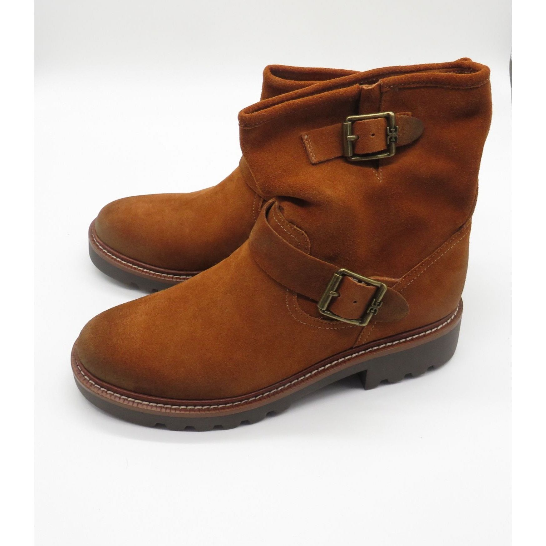 Sam Edelman Sam Edelman Kinsley Women's Brown Leather Ankle Boots Double Size US 9 / IT 39 - 4 Thumbnail