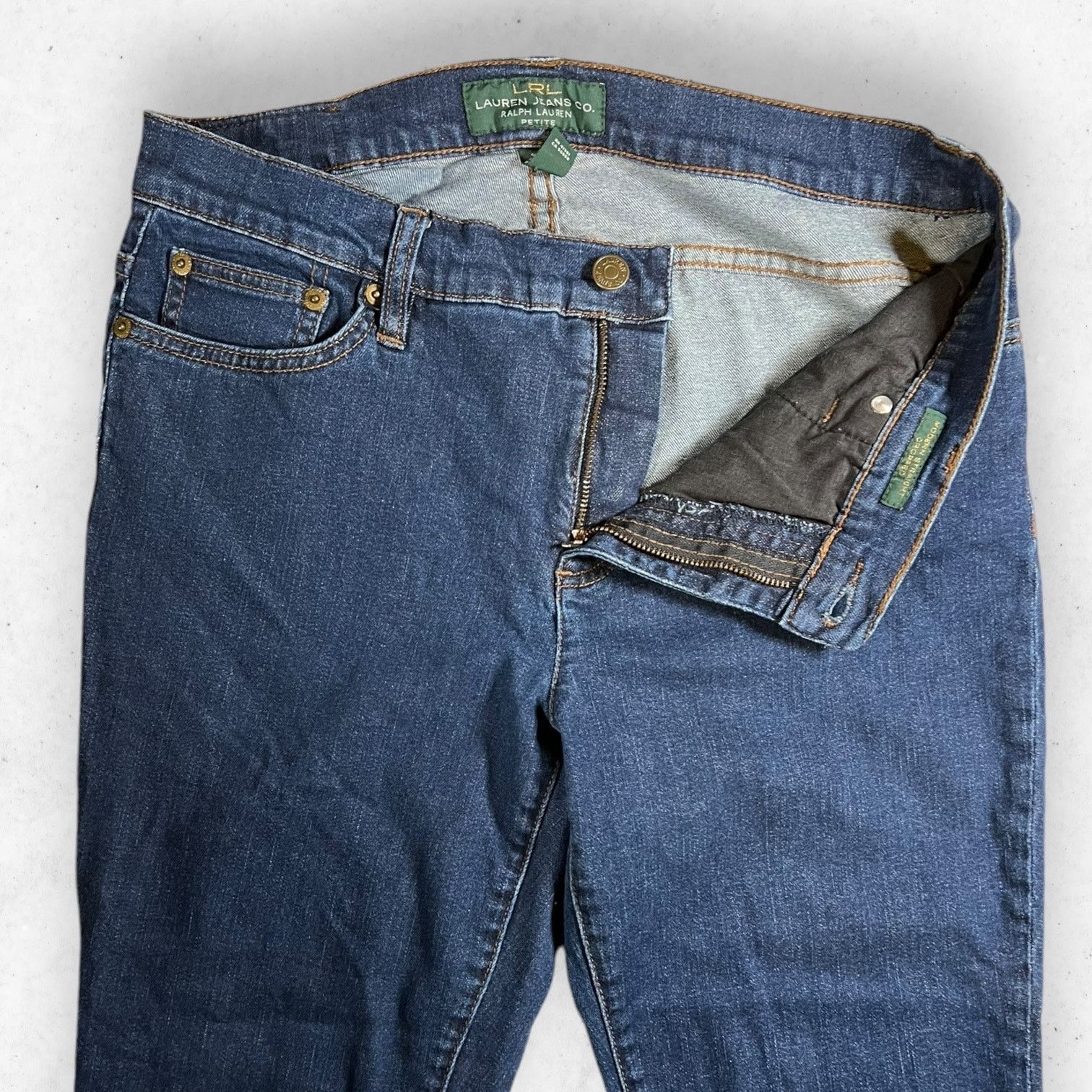 Lauren Ralph Lauren Lauren Jeans Co Petite Women's 12P Modern Straight Cropped Size 34" / US 12 / IT 48 - 4 Thumbnail