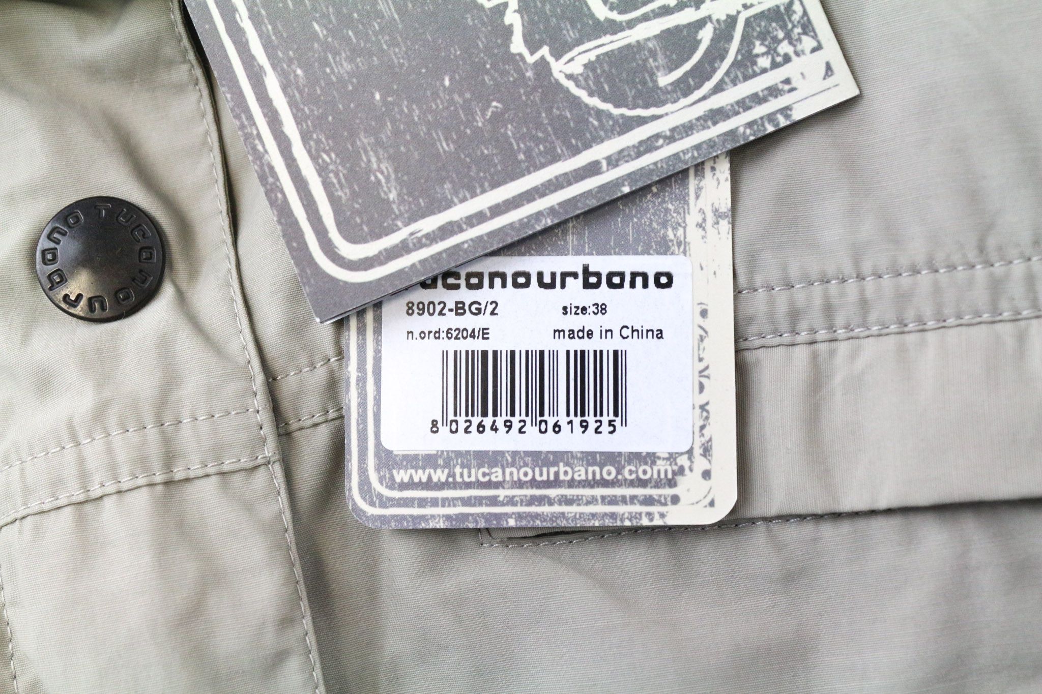 Other DEMETRA IT38 Beige Cotton Blend Jacket 74746 Size M / US 6-8 / IT 42-44 - 5 Thumbnail