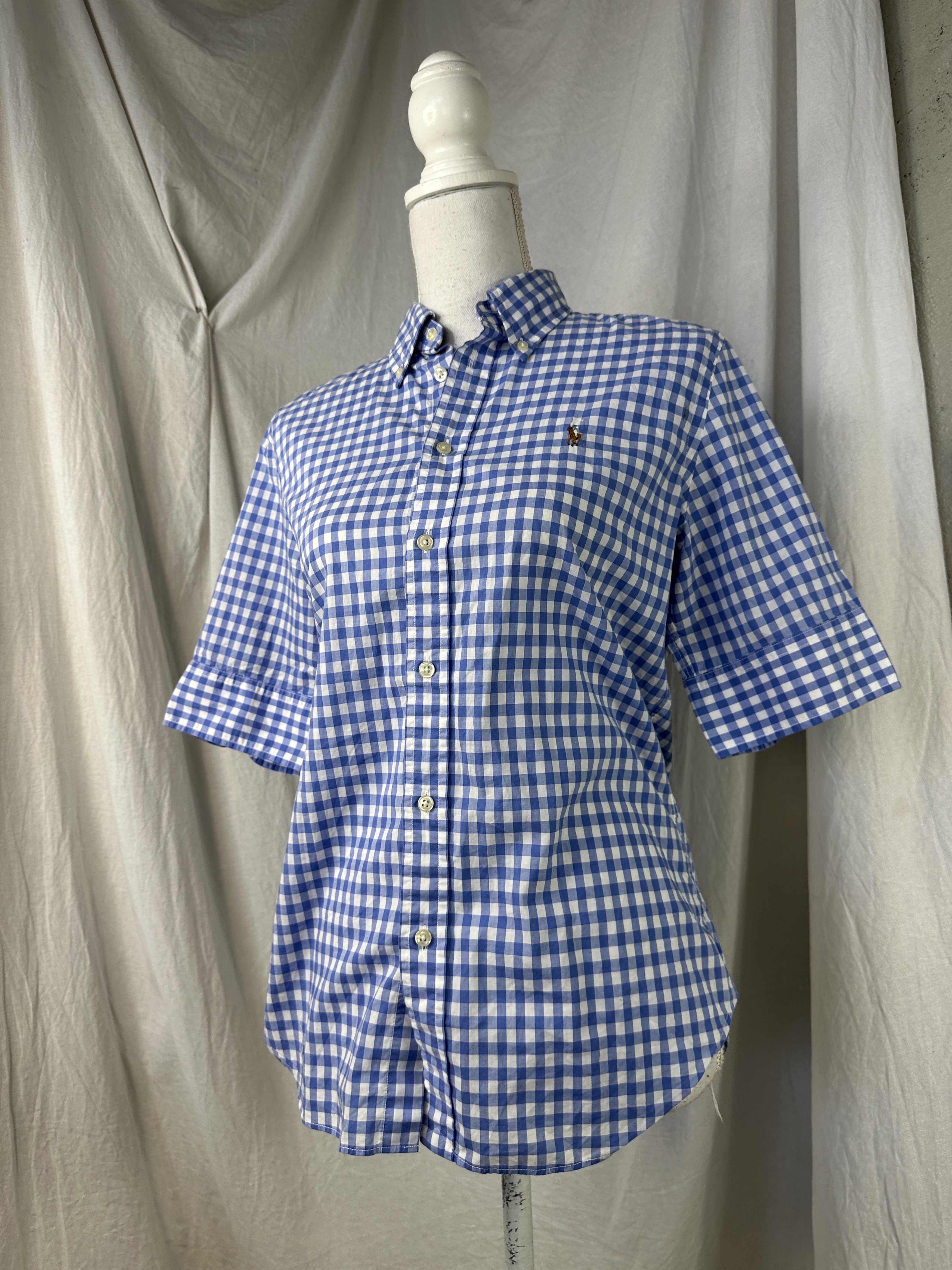 Polo Ralph Lauren × Vintage Vintage Preppy Casual Checkered 00s Polo Ralph Lauren Shirt Size US M / EU 48-50 / 2 - 1 Thumbnail