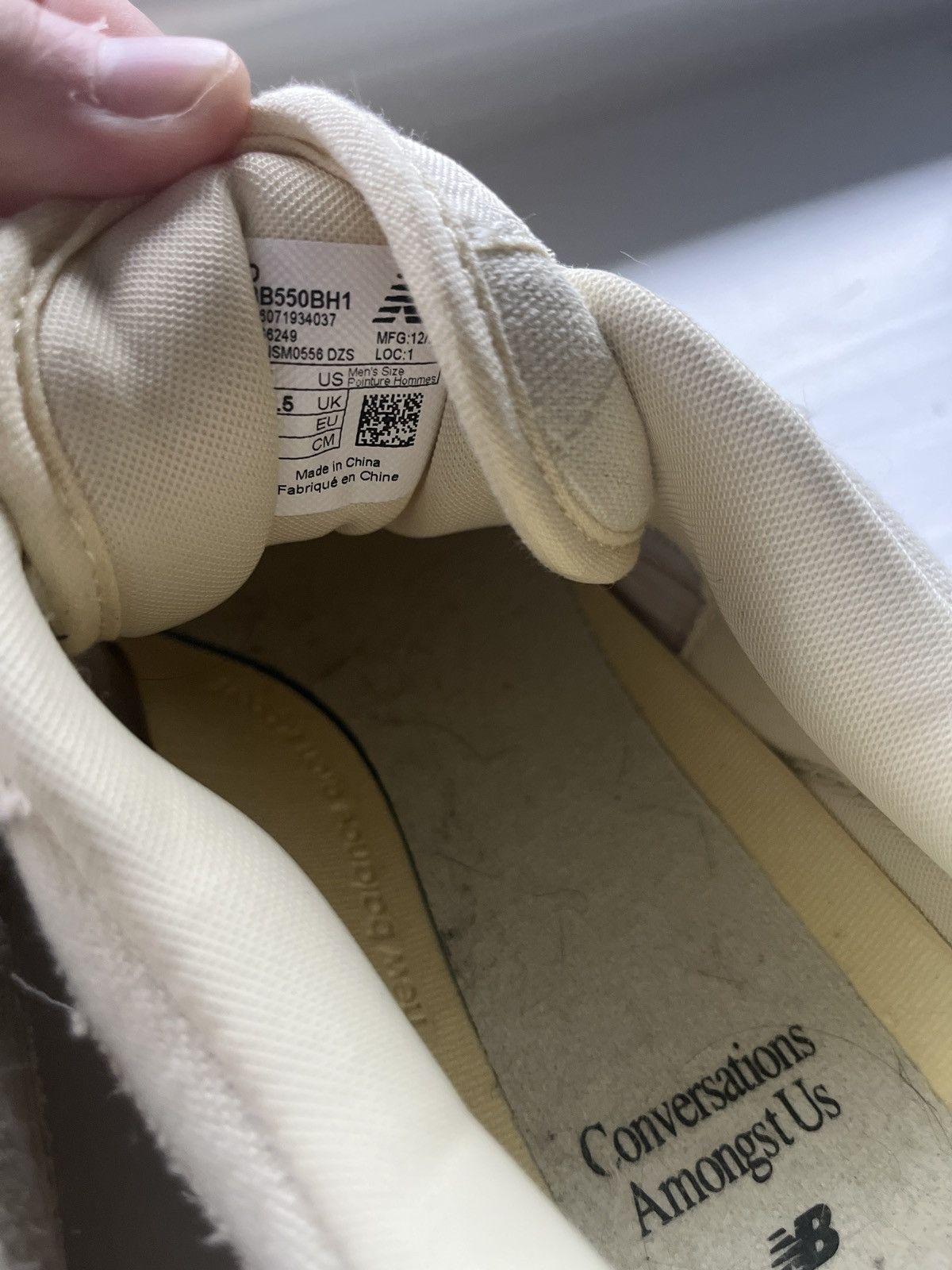 New Balance × Vintage CONFESSIONS AMONGST US NB550 Size US 11 / EU 44 - 3 Thumbnail