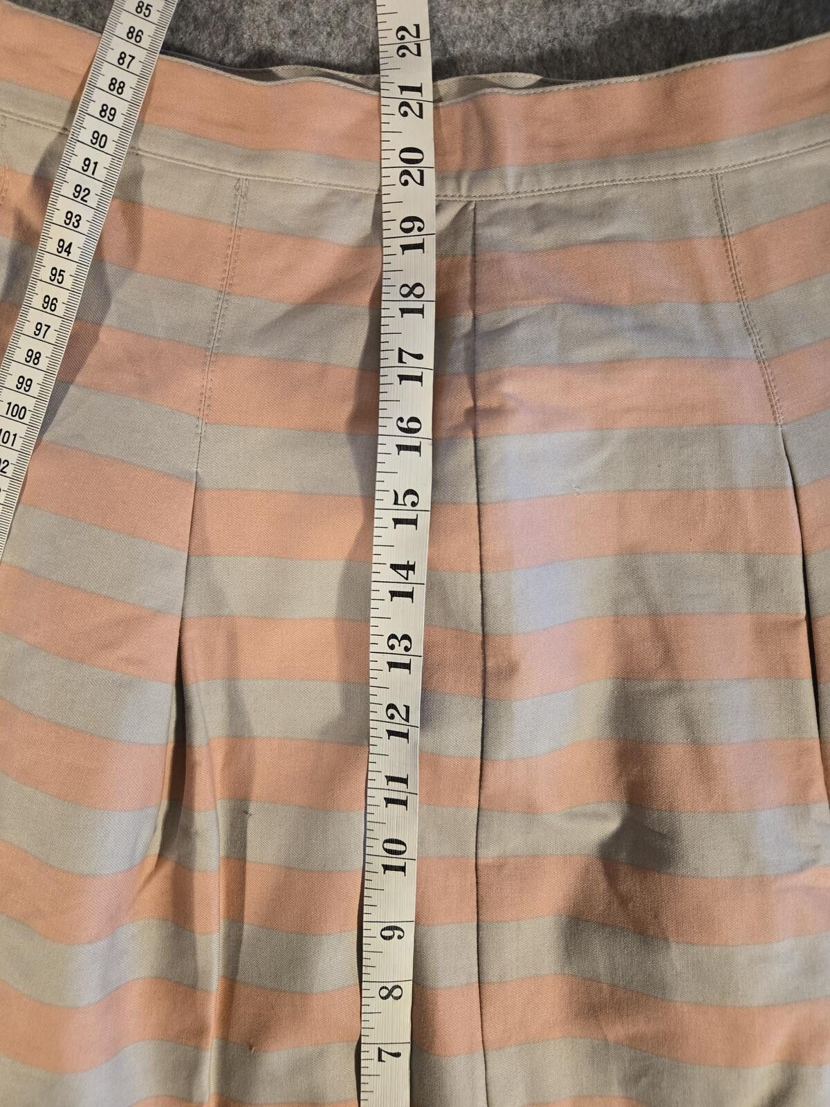 Other Anthropologie Calter Sweet Life Striped Pleated Skirt Preppy Size 28" / US 6 / IT 42 - 9 Thumbnail