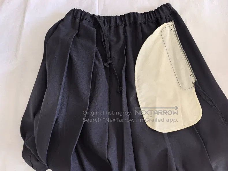 Comme des Garcons Comme Des Garcons size S Dark blue half skirt Size 23" - 4 Thumbnail