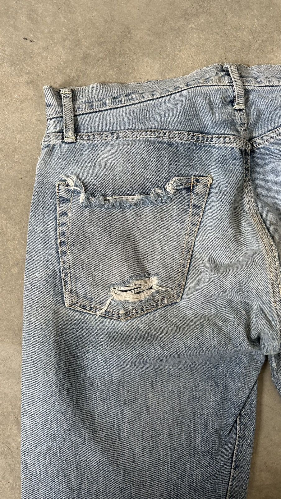 Spellbound VINTAGE SPELLBOUND DISTRESSED SELVEDGED DENIM PANT Size US 32 / EU 48 - 12 Thumbnail
